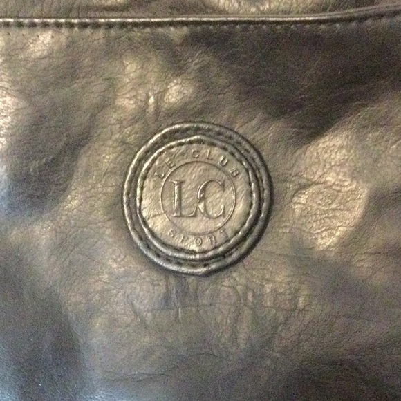 LC Le Club Sport black faux leather bag - Picture 13 of 15